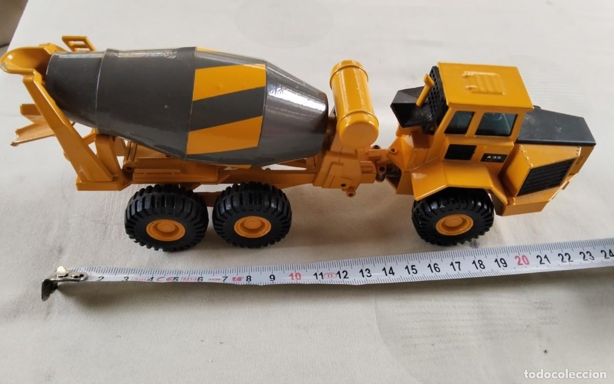 Juguetes antiguos Joal: HORMIGONERA - DUMPER DE JOAL , ESCALA 1/50 , MEDIDAS APROX 23X9 CTM