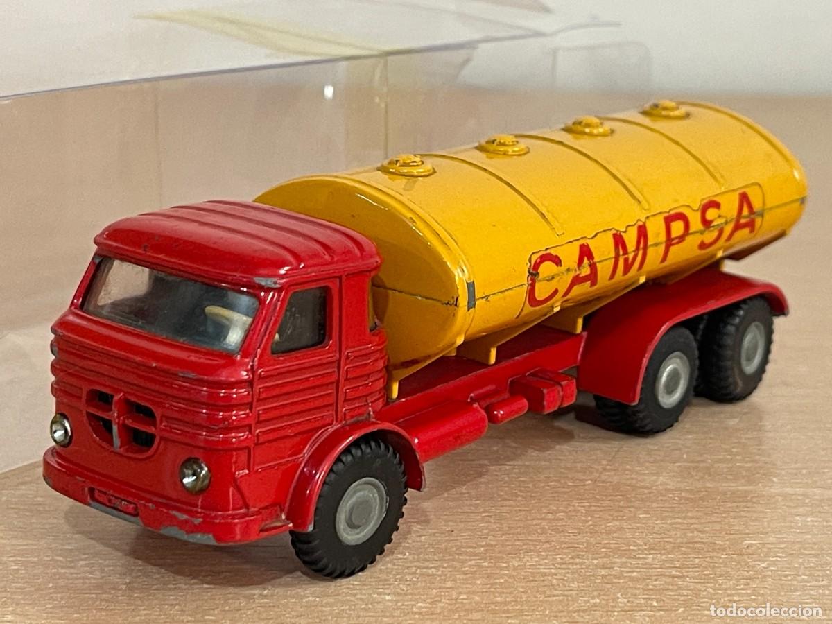 Brinquedos antigos Joal: 33- Joal Cami&oacute;n Cisterna PEGASO Comet CAMPSA Ref. 209 Made in Spain 1:50 die-cast metal truck