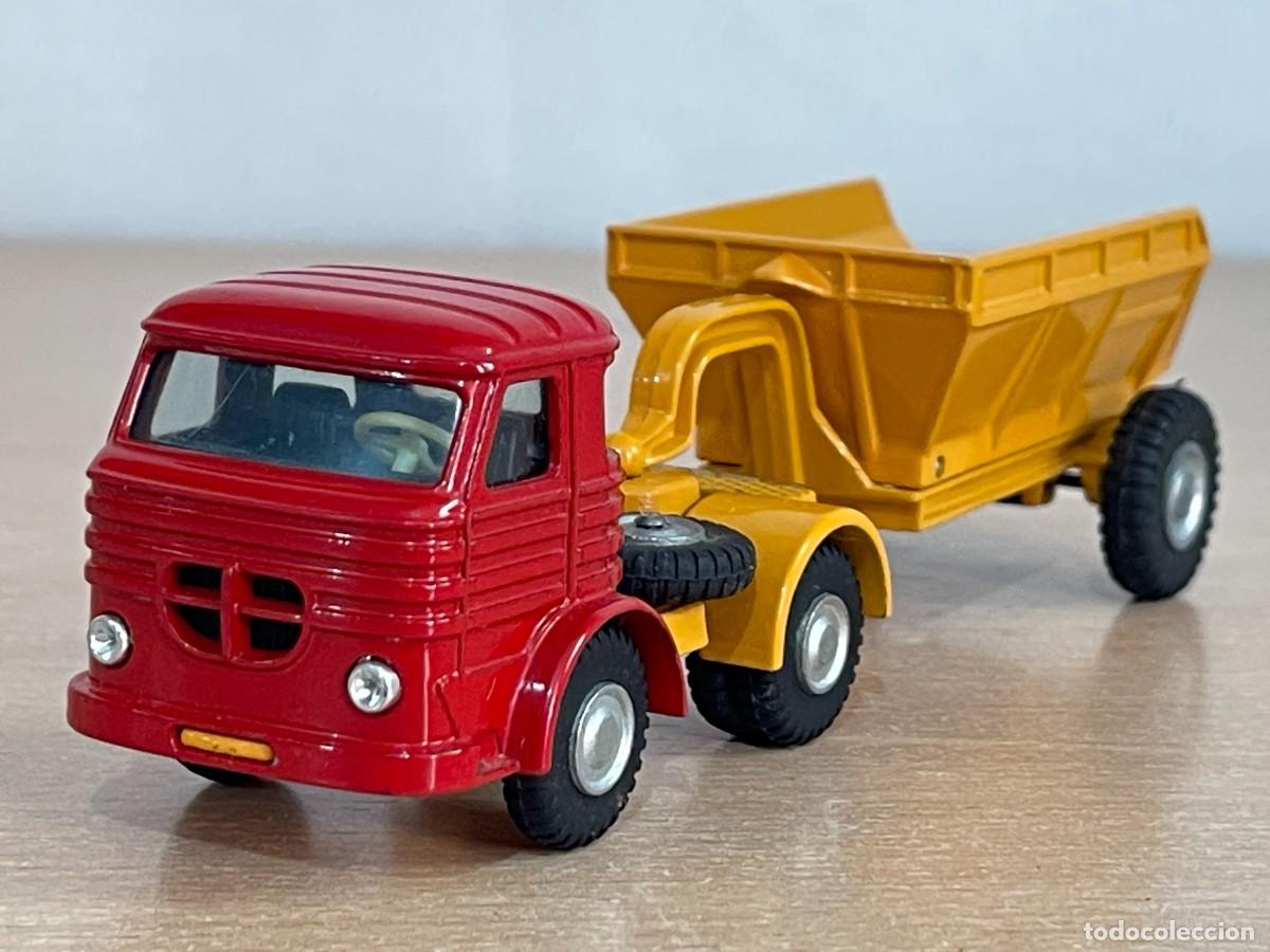 Altes Spielzeug Joal: 38- Joal Cami&oacute;n PEGASO Comet con Remolque Basculante N&ordm; 212 Made in Spain 1:50 die-cast metal truck