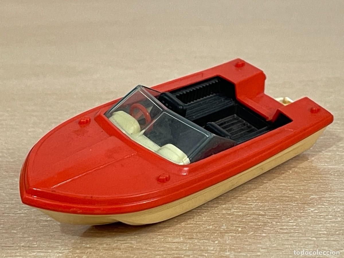 Jouets anciens Joal: 80- Joal Lancha CANOA Embarcaci&oacute;n 1:43 Made in Spain a&ntilde;os 70 escala 1/43 fueraborda