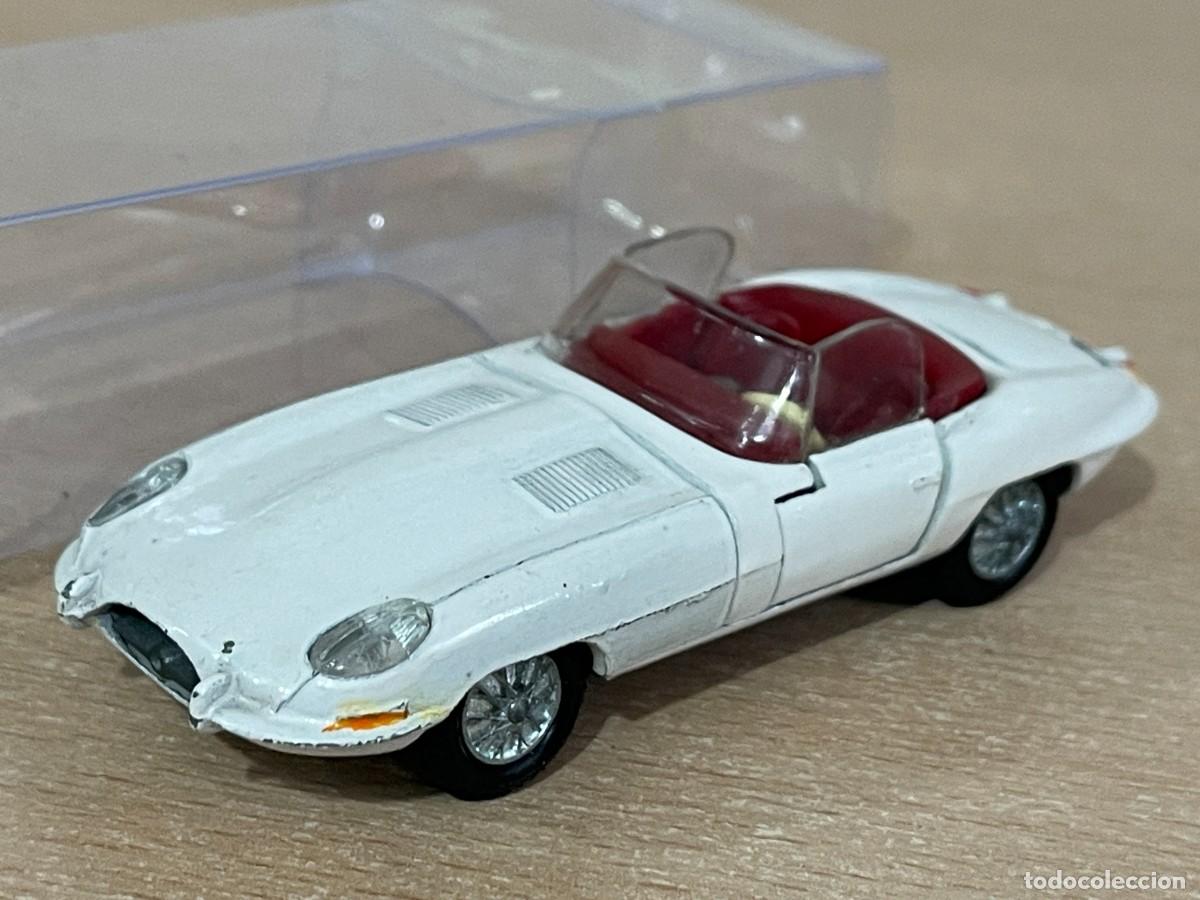 Juguetes antiguos Joal: 100- Miniaturas Joal antiguo coche JAGUAR blanco descapotable 1:43 die-cast Made in Spain a&ntilde;os 70