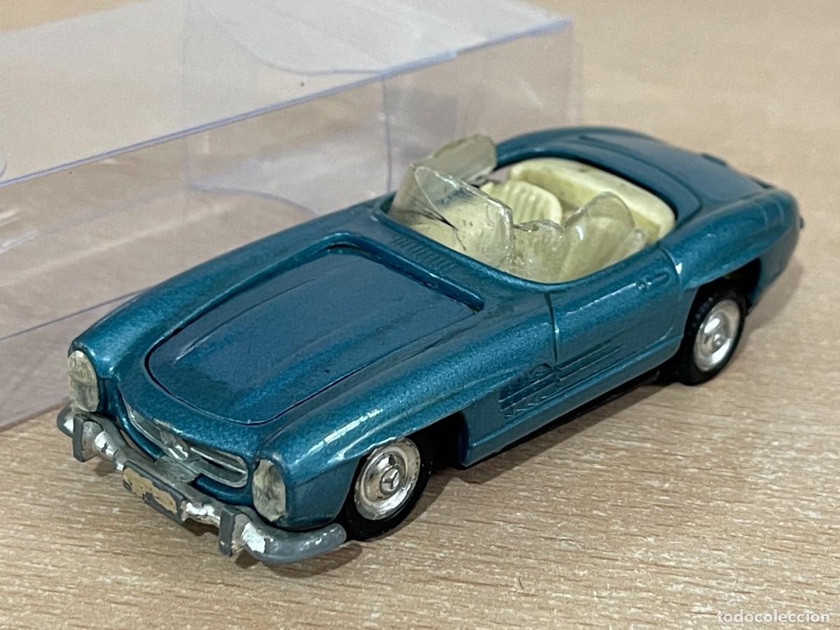 Juguetes antiguos Joal: 101- Miniaturas Joal antiguo coche MERCEDES-BENZ 300 SL azul 1:43 die-cast Made in Spain a&ntilde;os 70