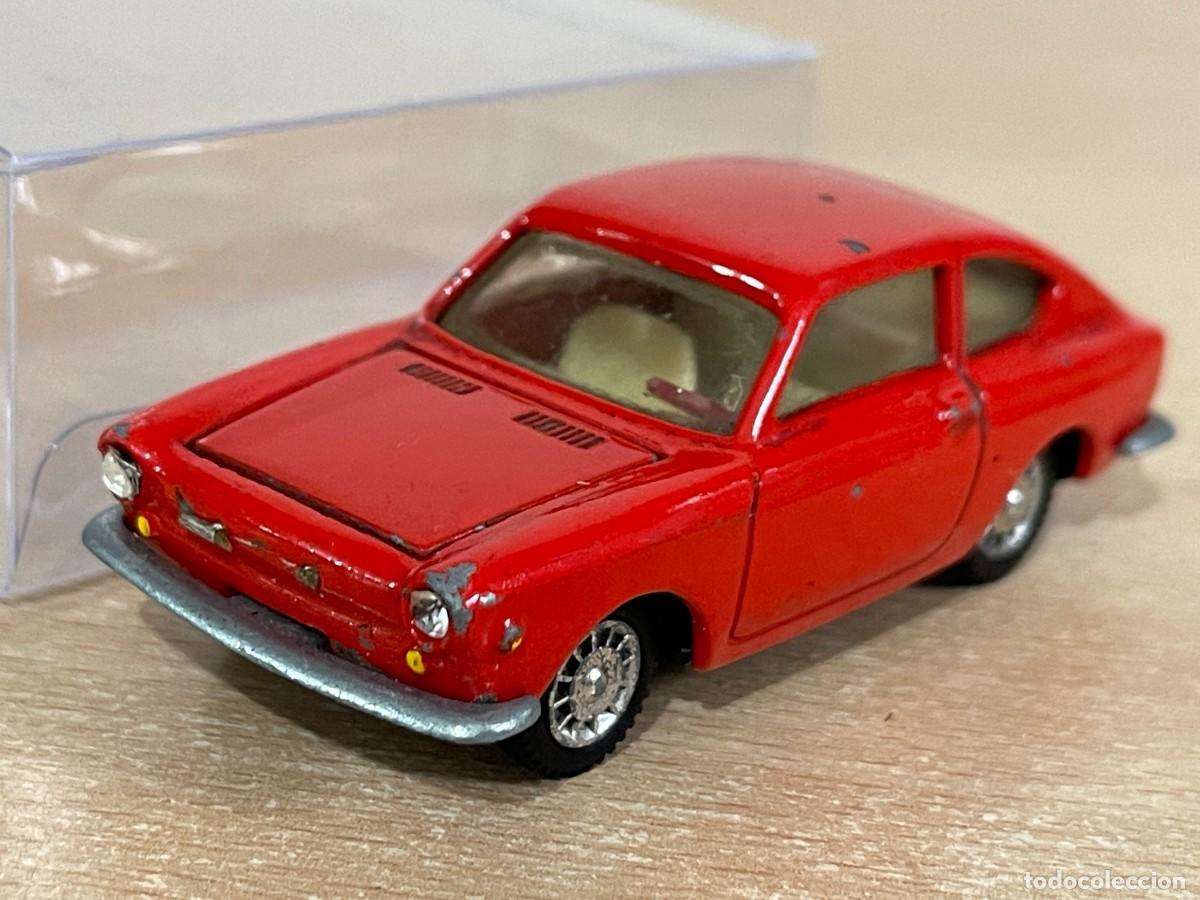 Juguetes antiguos Joal: 113- Miniaturas Joal antiguo coche SEAT 850 Coupe rojo 1:43 Made in Spain die-cast metal car a&ntilde;os 70