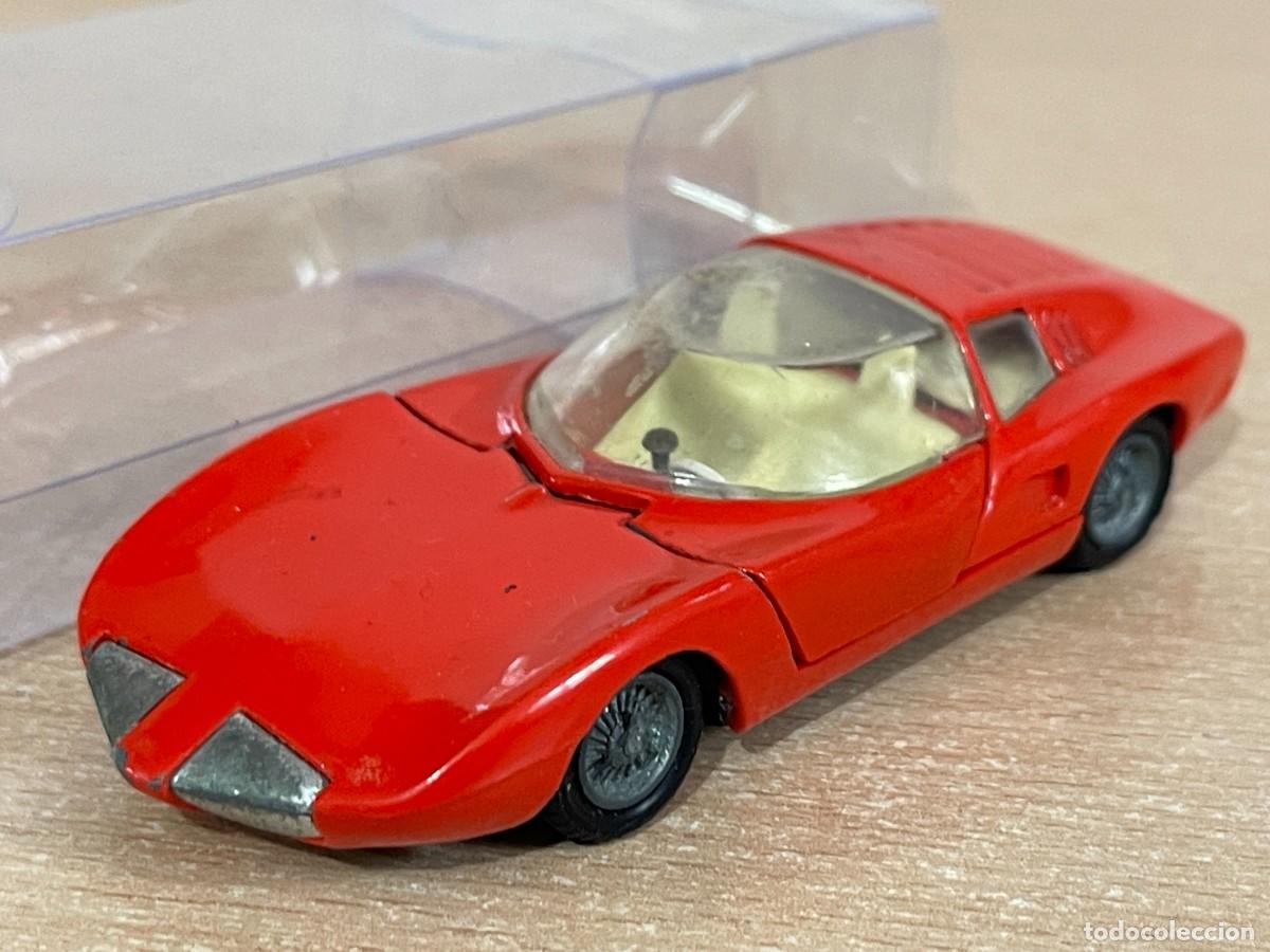 Juguetes antiguos Joal: 119- Miniaturas Joal antiguo coche MONZA GT rojo die-cast metal car 1:43 Made in Spain a&ntilde;os 70