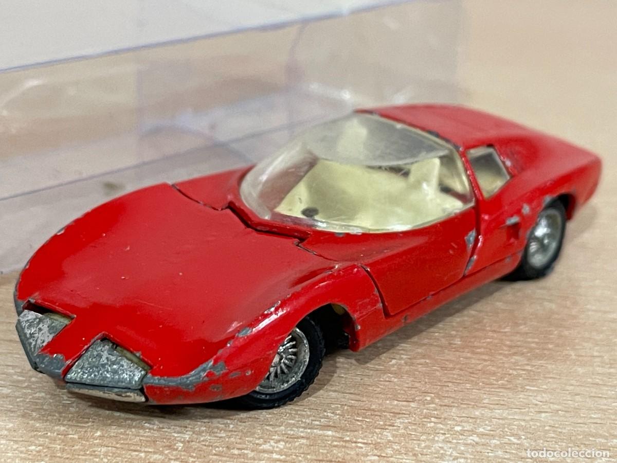 Juguetes antiguos Joal: 120- Miniaturas Joal antiguo coche MONZA GT rojo die-cast metal car 1:43 Made in Spain a&ntilde;os 70