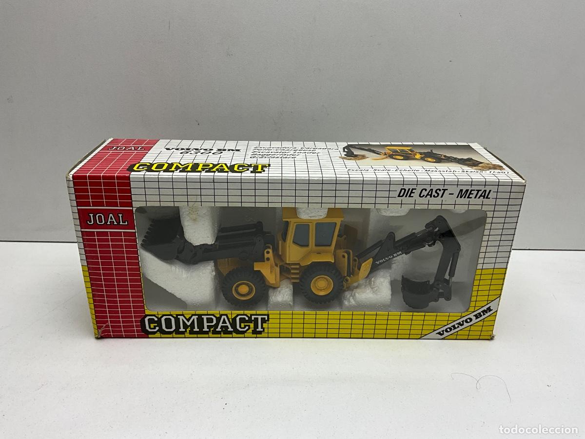 Juguetes antiguos Joal: JOAL COMPACT - VOLVO CARGADORA MIXTA - REF - 230 - ESCAVADORA 6300 - MIRAR FOTOS