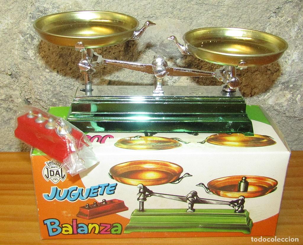 Juguetes antiguos Joal: ANTIGUA BALANZA O PESO JOAL - NUEVA Y EN SU CAJA ORIGINAL - COMPLETA - A&Ntilde;OS 70