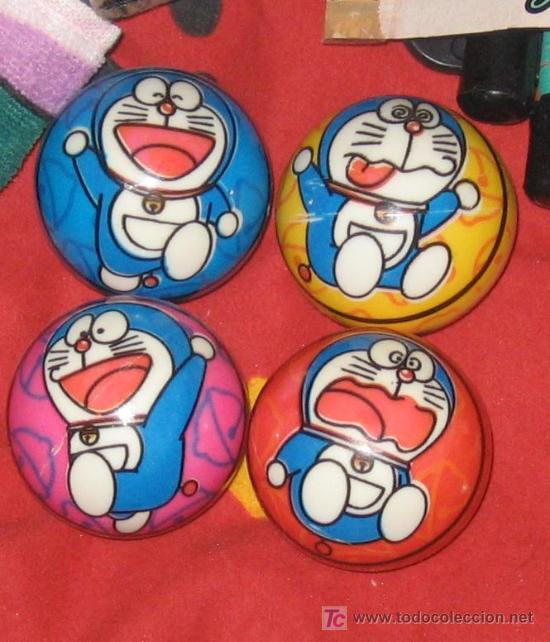 Juguetes antiguos y Juegos de colecci&oacute;n: DORAEMON 4 PELOTITAS vpa