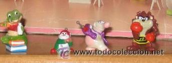 Brinquedos antigos e Jogos de cole&ccedil;&atilde;o: kinder surprised warner bross cocodrilos