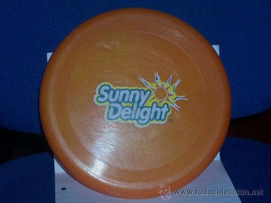 Juguetes antiguos y Juegos de colecci&oacute;n: DISCO VOLANTE PROMOCIONAL DE LA MARCA SUNNY DELIGHT