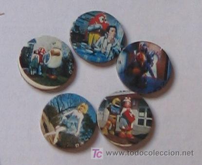 Brinquedos antigos e Jogos de cole&ccedil;&atilde;o: VPA NINI CAPS TAZOS ROMENKO SHOOTER POGS A&Ntilde;OS JAPONESES 70 ROBOTINO