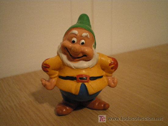 Juguetes antiguos y Juegos de colecci&oacute;n: ENANITO BLANCANIEVES DE GOMA COMICS SPAIN