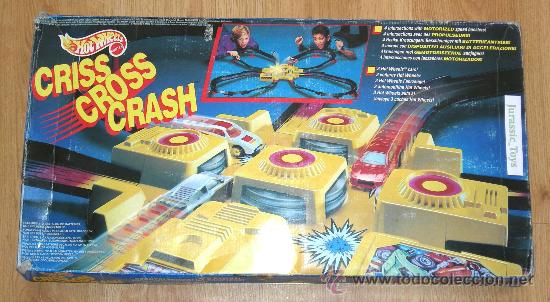 Juguetes antiguos y juegos de colecci&oacute;n: 1992 (HASBRO) HOT WHEELS: CRISS CROSS CRASH / NUEVO A ESTRENAR - (MISB)