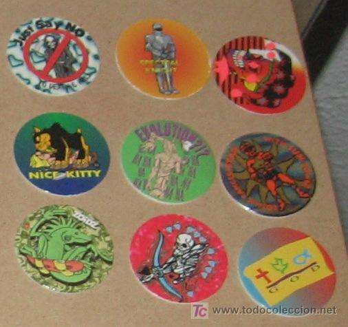 Antique Toys and Collectible Games: lote variado de tazos caps pogs australianos y americanos VPA