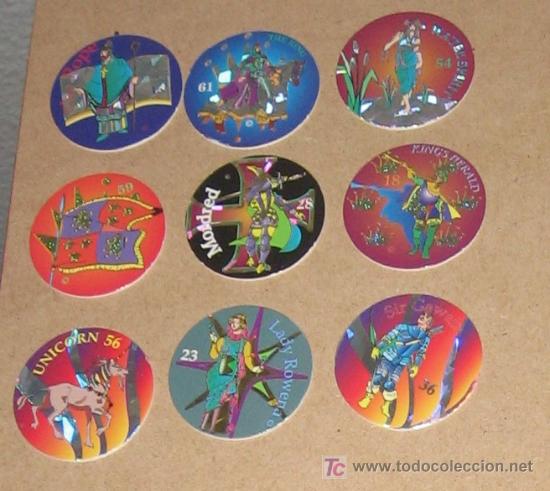 Brinquedos antigos e Jogos de cole&ccedil;&atilde;o: lote variado de tazos caps pogs australianos y americanos VPA