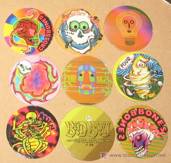 Brinquedos antigos e Jogos de cole&ccedil;&atilde;o: lote variado de tazos caps pogs australianos y americanos VPA