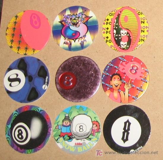 Brinquedos antigos e Jogos de cole&ccedil;&atilde;o: lote variado de tazos caps pogs australianos y americanos VPA