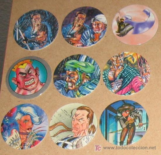 Brinquedos antigos e Jogos de cole&ccedil;&atilde;o: lote variado de tazos caps pogs australianos y americanos VPA