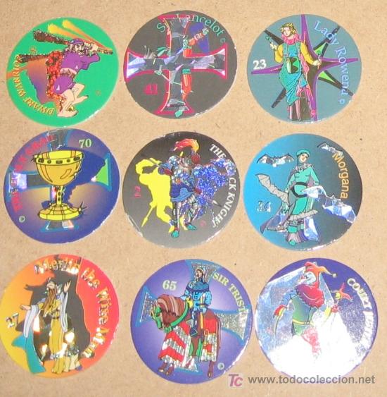 Brinquedos antigos e Jogos de cole&ccedil;&atilde;o: lote variado de tazos caps pogs australianos y americanos VPA