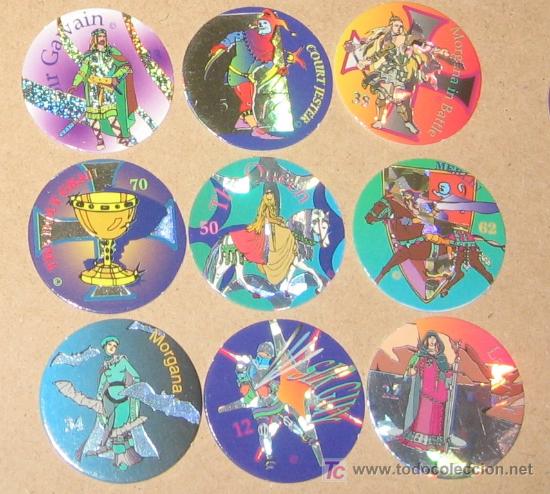 Brinquedos antigos e Jogos de cole&ccedil;&atilde;o: lote variado de tazos caps pogs australianos y americanos VPA