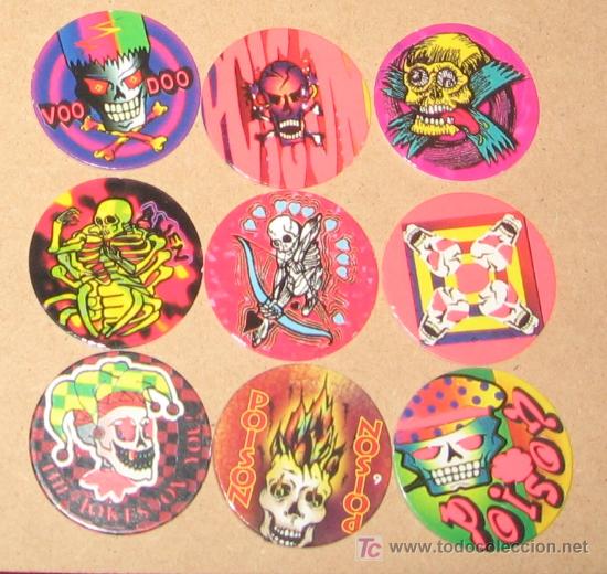 Brinquedos antigos e Jogos de cole&ccedil;&atilde;o: lote variado de tazos caps pogs australianos y americanos VPA