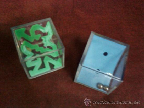 Giocattoli antichi e Giochi di collezione: juego cubo laberintos - plastico - lote de 2 - a&ntilde;os setenta