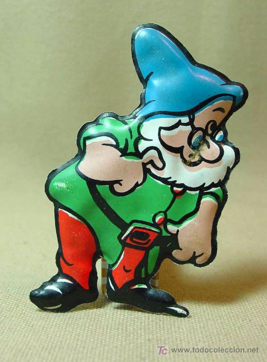 Juguetes antiguos y Juegos de colecci&oacute;n: RARO, CROMOPLAST, ENANO BLANCANIEVES, SABIO, FLAN CHINO MANDARIN, 1960s,
