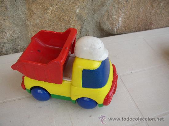 Jouets Anciens et Jeux de collection: Cami&oacute;n volquete RICO que funciona a pilas 16x8 cms.