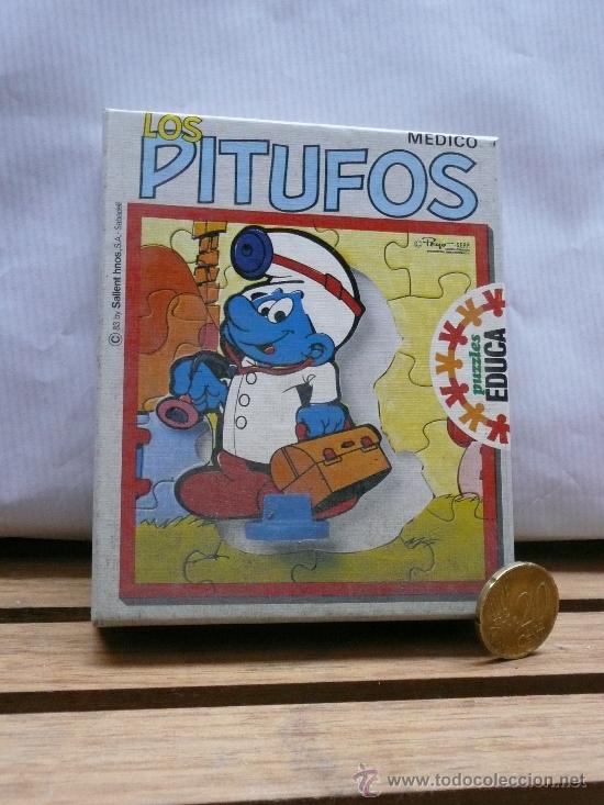 Juguetes antiguos y Juegos de colecci&oacute;n: PITUFOS PUZZLE.