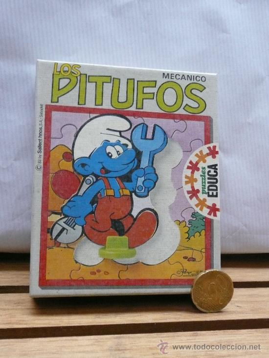 Juguetes antiguos y Juegos de colecci&oacute;n: PITUFOS PUZZLE.