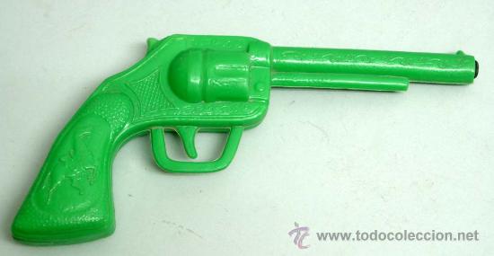 Brinquedos antigos e Jogos de cole&ccedil;&atilde;o: Revolver pistola vaquero lanza agua pl&aacute;stico hinchado a&ntilde;os 60