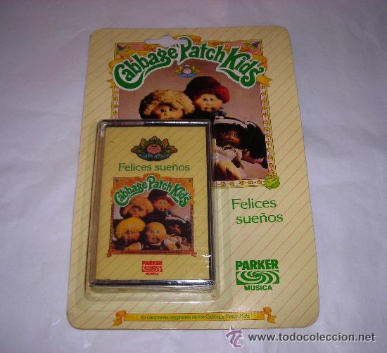 Juguetes antiguos y juegos de colecci&oacute;n: MU&Ntilde;ECAS REPOLLO CABBAGE PATCH KIDS FELICES SUE&Ntilde;OS CASSETE INFANTIL ANTIGUO DE PARKER - NUEVO