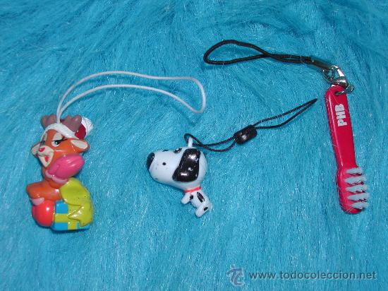 Antique Toys and Collectible Games: Lote 3 colgantes para el m&oacute;vil.