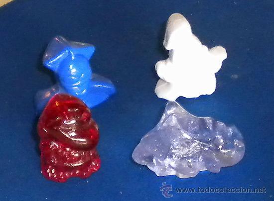 Juguetes antiguos y juegos de colecci&oacute;n: Cuatro figuritas Magic - Foto 2