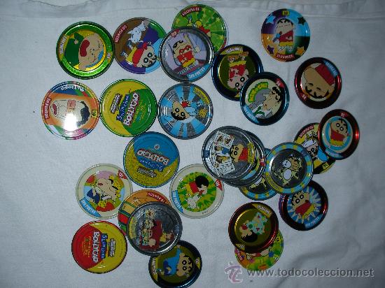 Altes Spielzeug und Spiele: GRAN LOTE DE CHAPAS SHINCHAN DE BOLLYCAO