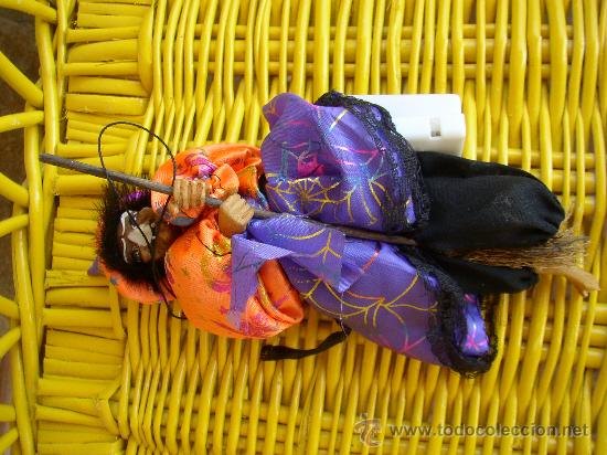 Jouets Anciens et Jeux de collection: BRUJA CON MECANISMO. DETERIORADA (NARIZ Y PIERNA) 20 CMS