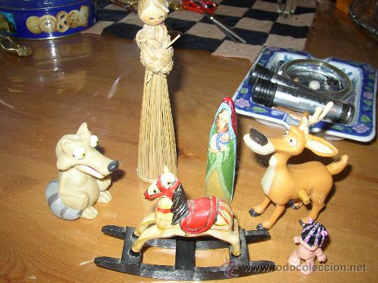 Jouets Anciens et Jeux de collection: LOTE DE PEQUE&Ntilde;AS FIGURAS TAMA&Ntilde;OS Y MATERIALES., 10-12 CMS.