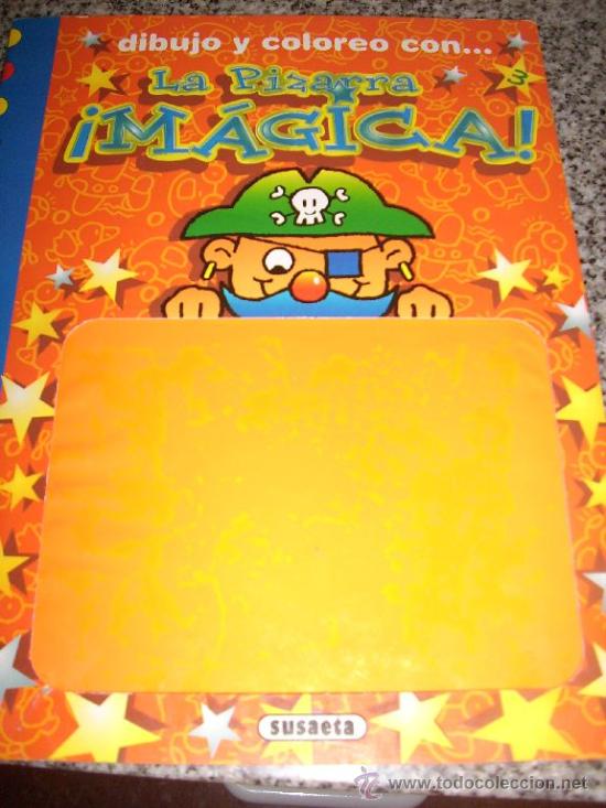 Juguetes antiguos y Juegos de colecci&oacute;n: LA PIZARRA MAGICA (Para dibujar y colorear) - SUSAETA - Espa&ntilde;a - Ilustraciones de Jordi Busquets