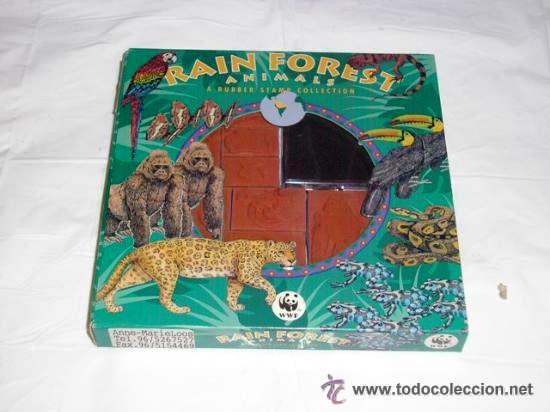 Juguetes antiguos y juegos de colecci&oacute;n: BUG KIT JUEGO DE IMPRENTA CON 11 SELLOS ANIMALES 1991 RARO DE ANNA MARIA LOOS - SELLOS