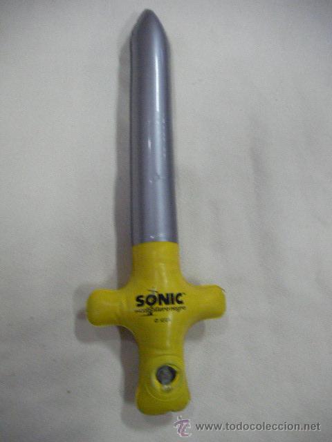 Jouets Anciens et Jeux de collection: ESPADA INFLABLE PUBLICIDAD DE SONIC DE SEGA