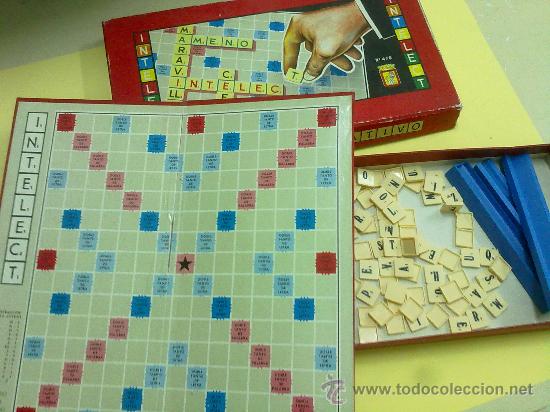 Juguetes antiguos y Juegos de colecci&oacute;n: JUEGO INTELECT. EL JUEGO DE LAS PALABRAS CRUZADAS.