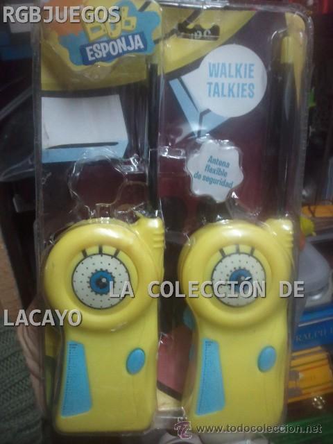 Juguetes antiguos y Juegos de colecci&oacute;n: WALKIE TALKIE BOB ESPONJA
