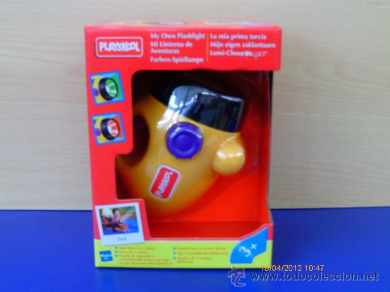 Juguetes antiguos y juegos de colecci&oacute;n: LINTERNA LUCES DE 3 COLORES.PLAYSKOOL-HASBRO A&Ntilde;O 1999.NUEVA EN CAJA.