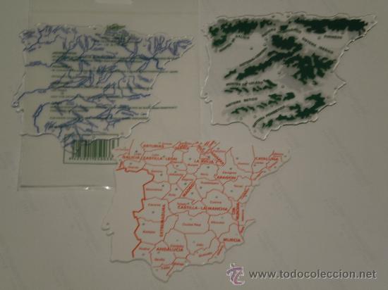 Faibo - Bolsa con 3 Plantillas, mapas España 15 x 12 cm (250) : :  Juguetes y juegos