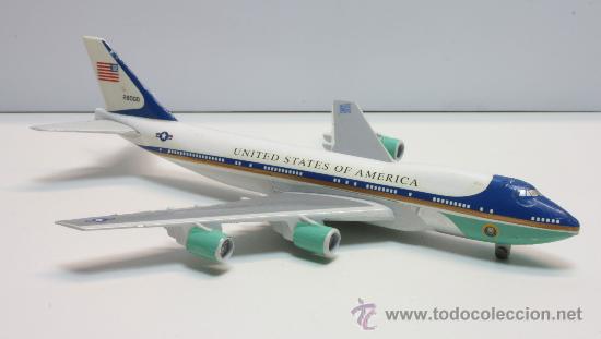 Avion miniatura air force one boeing metal 12cm - Vendido en Venta Directa  - 32219018