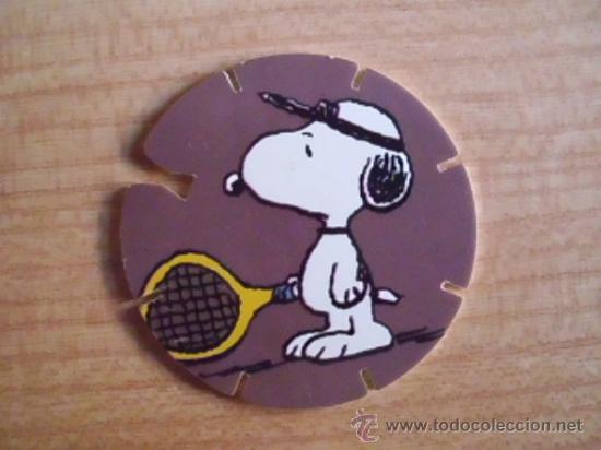 Juguetes antiguos y Juegos de colecci&oacute;n: . Tazo de Grefusa. Snoopy caps collection. N&ordm; 19
