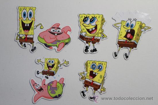 Juguetes antiguos y Juegos de colecci&oacute;n: imanes Bob Esponja