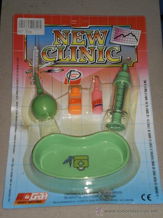 Juguetes antiguos y Juegos de colecci&oacute;n: Blister M&eacute;dico New Clinic Palau Hermanos S.L ( grupo brotons ) : Ibi Alicante Espa&ntilde;a . a&ntilde;os 80