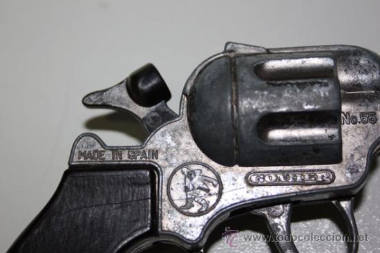 pistola metálica de juguete coibel con cinturón - Compra venta en  todocoleccion