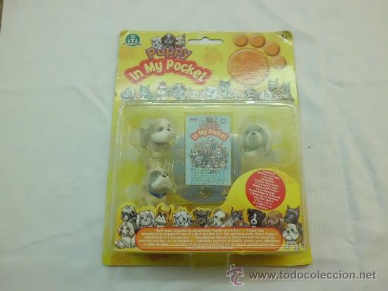 Juguetes antiguos y Juegos de colecci&oacute;n: puppy in my pocket (blister 3 figuras)